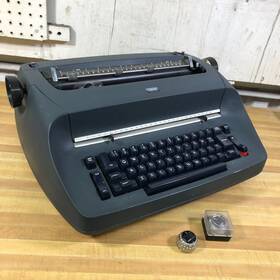 20250620 Ibm Selectric 1 L.1 C Kg.10 Vintage Electric Typewriter Model 71 Tested Works Black