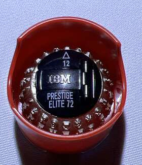 1167138 Ibm Selectric Element Ball Prestige Elite 72 12 Pitch Genuine