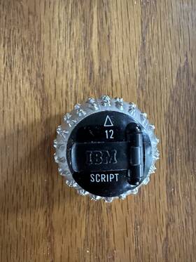 Ibm Selectric 1167145 Ii Part Element Script # Used Genuine Excellent Cond