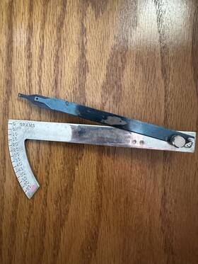 450459 Ibm Selectric Tool # Gram Scale With X1 And X10 Blades Used Very Rare