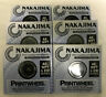 Jnake033 Nakajima Lot Of Printwhell Prestige Elite