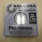 Jnake245 Nakajima Print Wheel For Typewriter Stock Courier