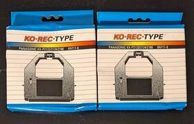 Kx-p2123 Ko-rec-type 6n717-0 Lot Of 2 Cartridge Panasonic Kx-p2123/2124/2180 New