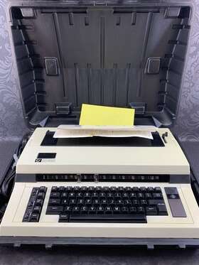 As-300 Nakajima As300 Electric Typewriter Rare And Case Correct Tape Ribbon Tested