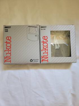 Nu-kote Bm227 2 New Nu-kote Replacement Ribbons For Mannesmann Tally 1000 And Others