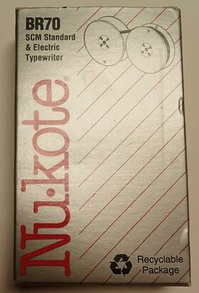 Br-70 Nukote Scm Typewriter Ribbon Nu-kote Br 70