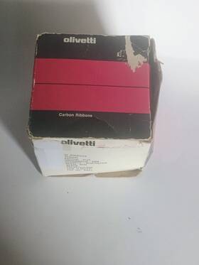 7220101 Olivetti Nos 12 Ribbons Editor 4c/5 Black Polyethylene 5/16 X 875ft