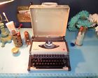 Olympiette 2 Olympia Vintage White Portable Typewriter With Case Cover