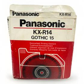 Kx-r14 Panasonic Gothic 15 Daisywheel Printing Element Damaged Pkg Typewriter