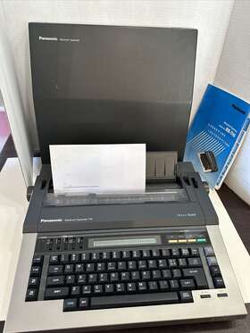 Rk-t42 Panasonic Electric Electronic Typewriter Model Works