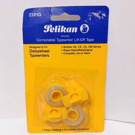 Z321g Pelican Pelikan Correctable Typewriter Lift-off Tape New Brother Ax/ce/cx/em