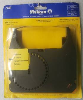 Z740 Pelikan 080837740003 Brand Black Correctional Film Cartridge Ribbon Ibm Wheelwriter