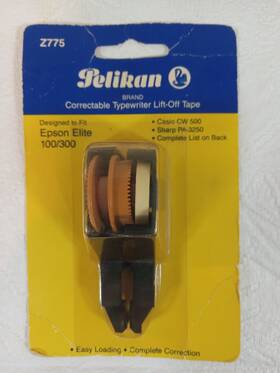 Z775 Pelikan 080837775005 Correctable Typewriter Lift-off Tape For Epson Elite 100/300