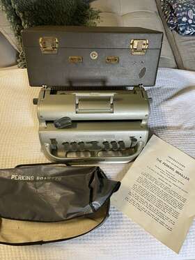 03981 Perkins Brailler American Printing House David Abraham Case Cover Instructions