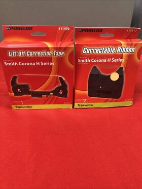 Porelon 010736114704 3 Lift-off Correction Tape And 2pk Correctable Ribbon. H Series Model