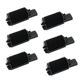 Printerfield Ir-40tc Ir-40 6 Pack Compatible Calculator Printer Ribbon Ink Roller - Black