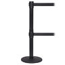 Protwin250b-lbl110 Queue Solutions Queuepro Twin Black Light Blue