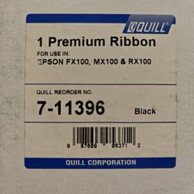 7-11396 Quill Lot Of 3 Black Printer Ribbons For Epson Fx100 Mx100 Rx100 Nos