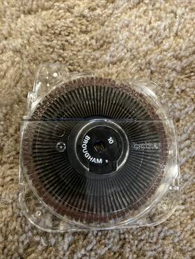 Rarotype 708562073059 Compatible Brother Brougham 10 Typewriter Printwheel Rarotype 708562073059 Compatible Brother Brougham 10 Typewriter Printwheel