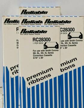 Rc28300 Reliable Office Supply Correction Cassette Model Lot Of 5 Smith Corona