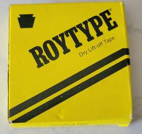 421101 Royal Business Machines Inc Vintage Roytype Dry Lift-off Tape # 221