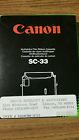03856910257 Sc-33 Canon Nos Genuine Multistrike