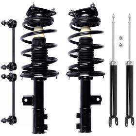 Scitoo 847720-581 Front Complete Strut&coil Spring Assembly Shocks Struts Sway Bar End L