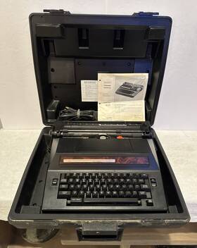 Sears 268-53100 Electric Portable Typewriter Model With Case Black Repair-parts