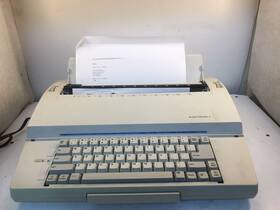 Ax-80 Sears Electronic I Typewriter Working Offers Welcome