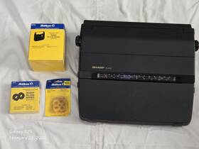Sharp Pa-3130k Electronic Typewriter Portable Black Vintage Tested/working