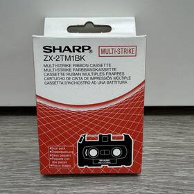 Zx-2tm1bk Sharp Multi Strike Ribbon Cassette Single Open Box Discontinued Zx-2tm1bk Sharp Multi Strike Ribbon Cassette Single Open Box Discontinued
