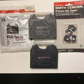63438 Smith Corona 036652210559 Lot Of 2 Multi-strike Ribbon H Cover-up Tapes 21055 63438 Smith Corona 036652210559 Lot Of 2 Multi-strike Ribbon H Cover-up Tapes 21055