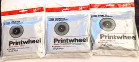 1038 Smith Corona 1035/1037/1038 Vtg Typewriter Printwheel X3 Presidential Script Tempo New Sealed