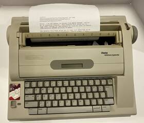 3044247 Smith Corona Series Na3hh Display Dictionary Typewriter Naen Hp-m J01312