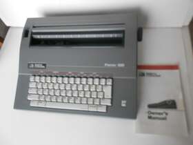 5agb Smith Corona Premier 100 Portable Electronic Typewriter And Manual Cover Mint