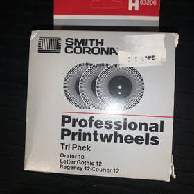 63206h Smith Corona Printwheels 3 Pack Orator 10 Letter Gothic 12 Regency