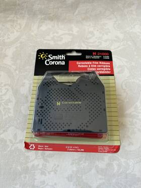 Smith Corona 639277313775 2 Pack New Genuine H Series 21000 Correctable Typewriter Ribbons