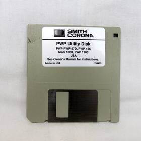 794425 Smith Corona Pwp Personal Word Processor Utilities Disk 57d 125 1200