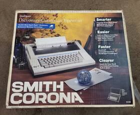 951990 Smith Corona Spellmate Dictionary/correction Typewriter New In Box Vtg