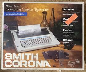 951991 Smith Corona Works Great - Memory Correct 600 Correcting Cassette Typewriter