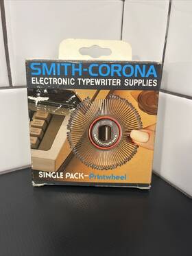 95812 Smith Corona Vintage Electric Typewriter Single Pack Printwheel 346 Script Nib