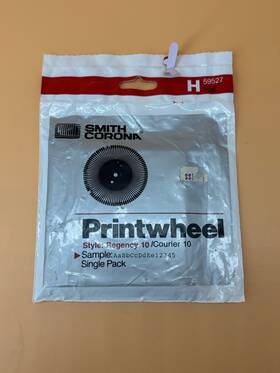 H-59527 Smith Corona Typewriter Printwheel Regency 10/courier 10 H59527 Sealed