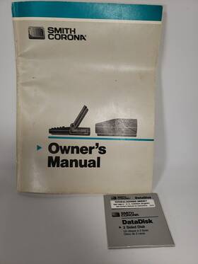 Pwp7000 Smith Corona Personal Word Processor Instruction Manual And Tutorial/ Address Disk