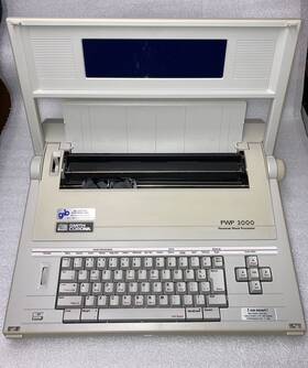 S0987130450 Smith Corona Vintage Pwp 3000 Portable Personal Word Processor 1989 Tested Works