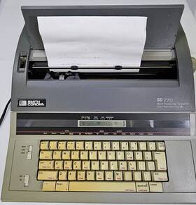 Sd770-5f Smith Corona Sd 770 Word Processing Typewriter Spell Right Dictionary Model 5f