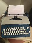 Smith Corona Seventy Electric Typewriter Blue And Cream Nice Clean