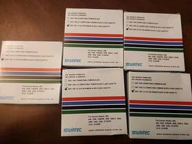 1007 Swintec 414438489786 Lot Of 5 Sws Series Black Nylon Typewriter Ribbons Nib Nos