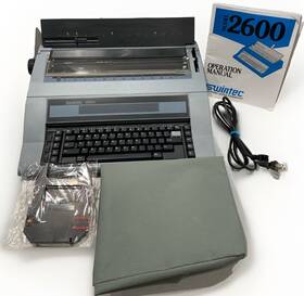 Ae-610 Swintec 2600 Electronic Typewriter With Accessories- Excellent Cond/tested Working