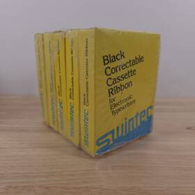 Sws-0999 Swintec Sws-999 Lot 5 Sw999 Black Correctable Cassette Ribbons 8000 Series Nos