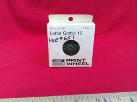 26-1436 Tandy Print Wheel Letter Gothic 12 Cat. No 26-1436 Tandy Print Wheel Letter Gothic 12 Cat. No